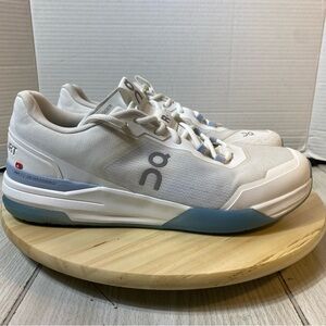 On The Roger Advantage Pro White Chambray Men’s Sneakers Size 13